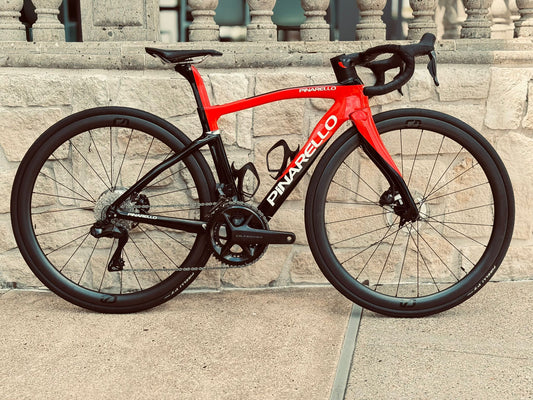 Pinarello F7 razor red Shimano Ultegra di2 Most ultra fast 40 wheels size 43 Pre-Owned