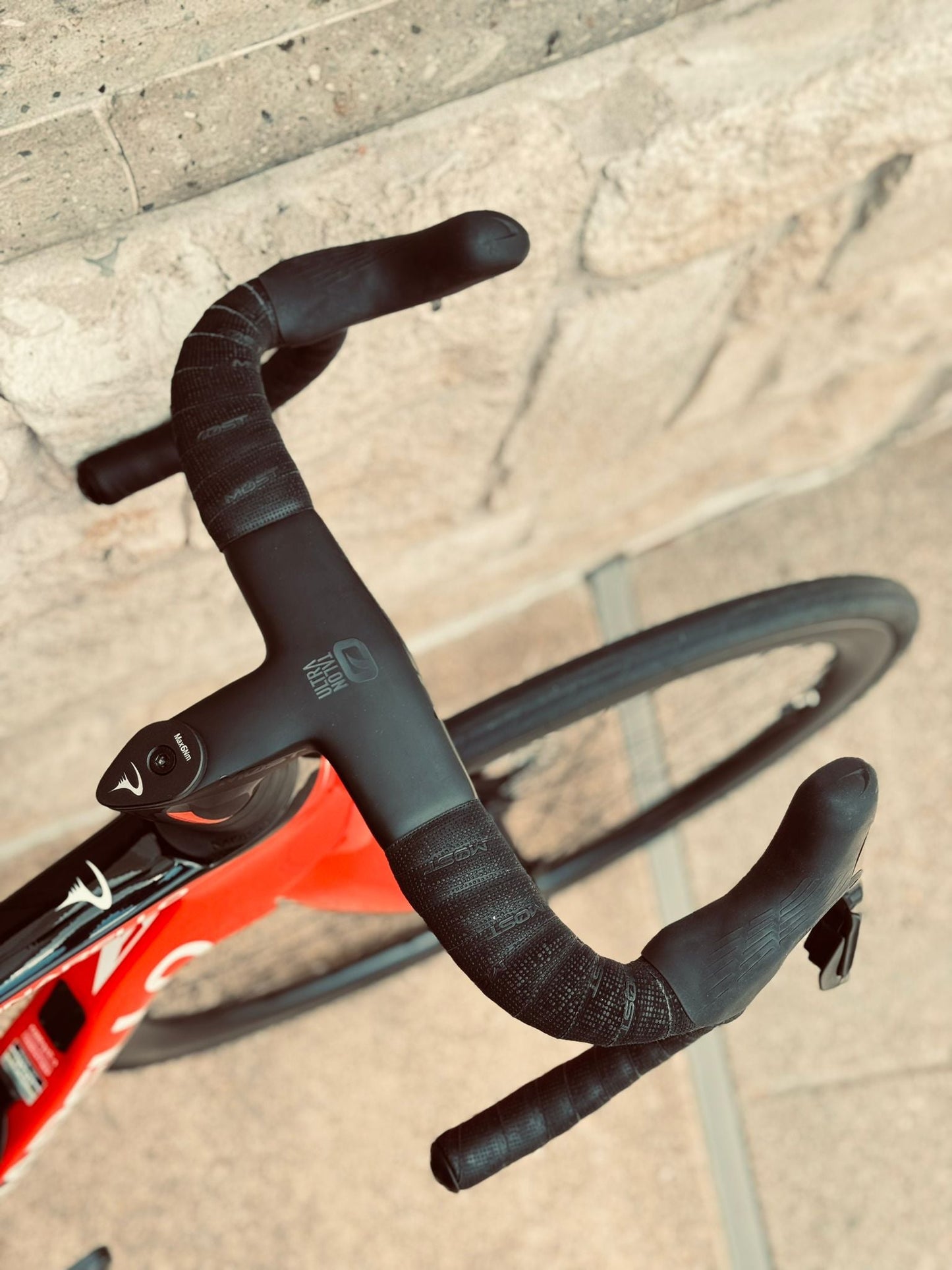 Pinarello F7 razor red Shimano Ultegra di2 Most ultra fast 40 wheels size 43 Pre-Owned