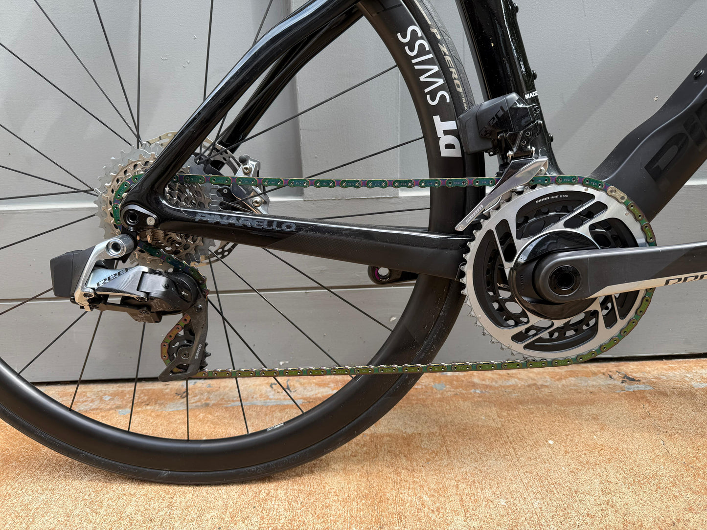 2023 Dogma F Sram red AXS DT swiss PRC 1400 wheelset size 51.5 color BOB Pre-Owned