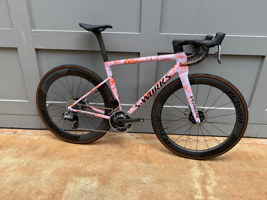 2024 S works Tarmac SL8 Sram red AXS Roval CLX II wheels 54cm Pre-Owned