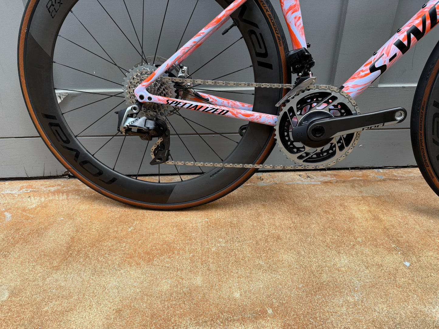 2024 S works Tarmac SL8 Sram red AXS Roval CLX II wheels 54cm Pre-Owned