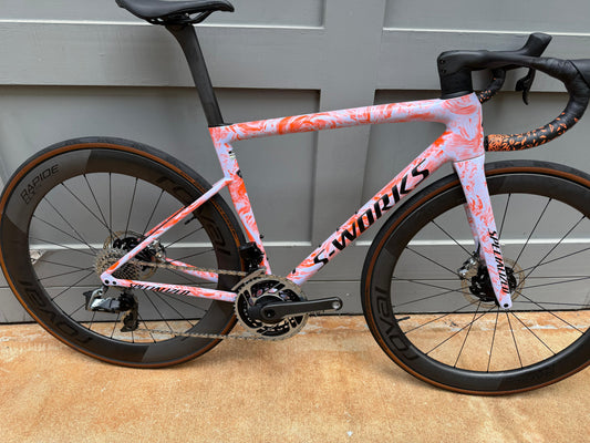 2024 S works Tarmac SL8 Sram red AXS Roval CLX II wheels 54cm Pre-Owned