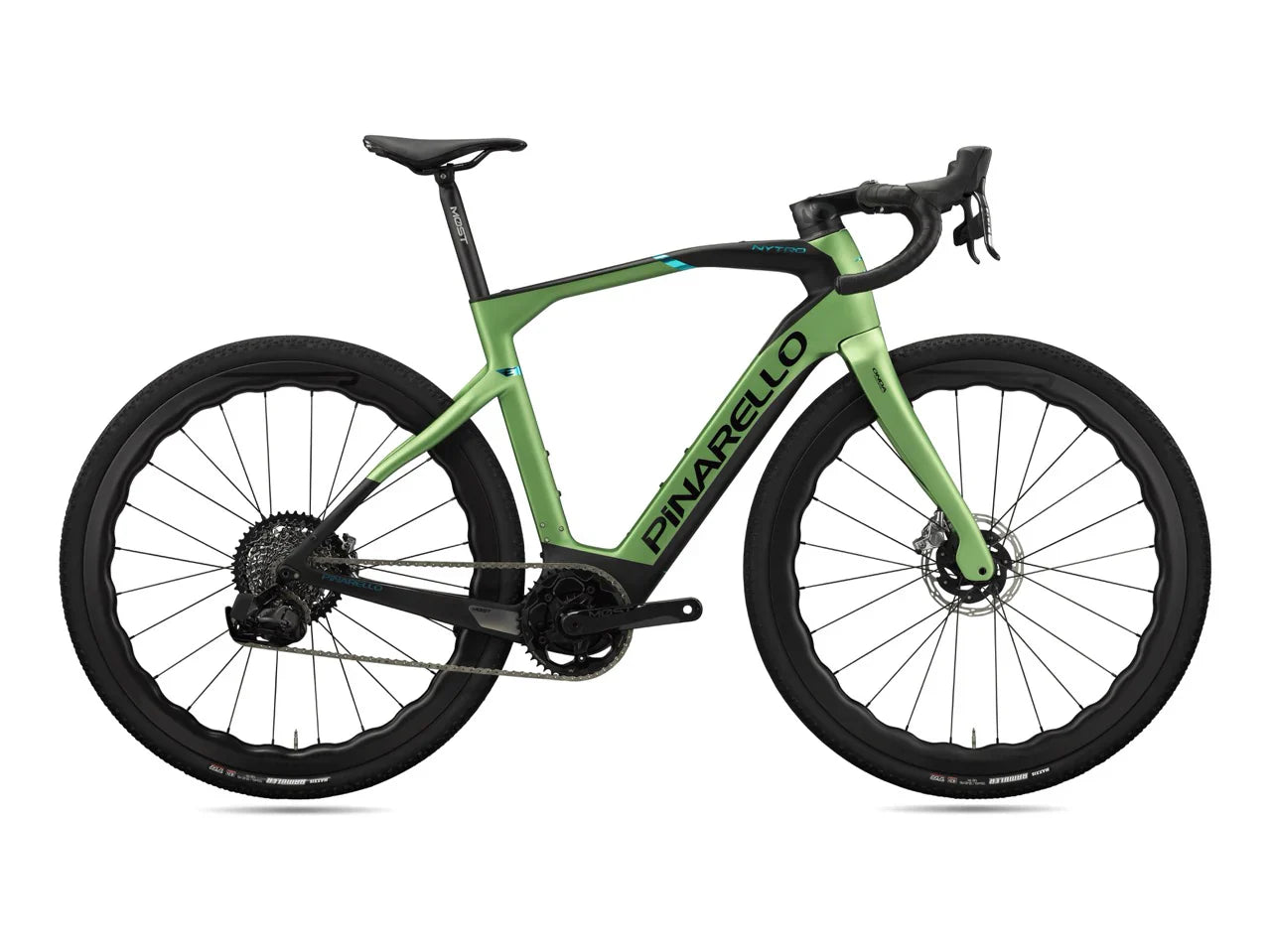Nytro Gravel E9 Disc - Red AXS 1X - Princeton Grit 4540 Green Dust 46 Demo Bike