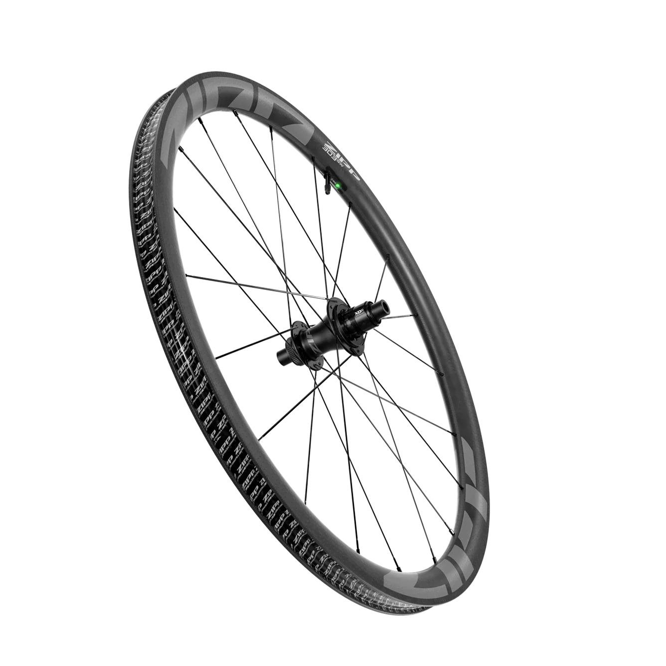 Zipp 303 SW Front Wheel - 700, 12 x 100mm, Center-Lock, Tubeless, Carbon, w/ Wheel Sensor, A1